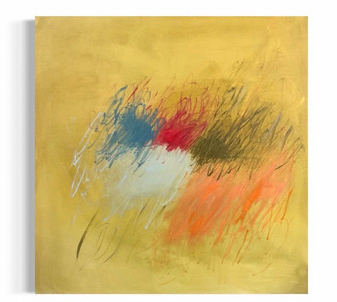 24 × 24-inch abstract artwork by Camille Cornett