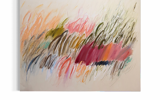 Alba by Camille Cornett — 60 × 48 inch original abstract painting.